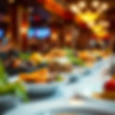 Diverse dining options at Puyallup Casino Hotel highlighting exquisite dishes