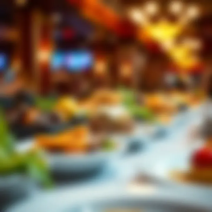 Diverse dining options at Puyallup Casino Hotel highlighting exquisite dishes