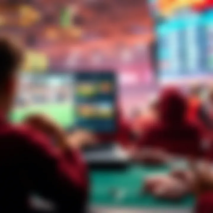 A dynamic online betting interface showcasing various sports events