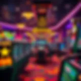 A vibrant casino floor showcasing gaming excitement