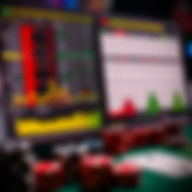 Strategic analysis of odds with betting charts and graphs