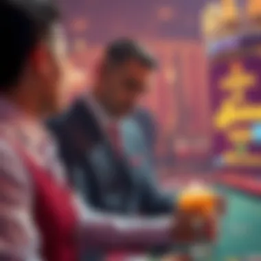 Engaging with casino staff for perks