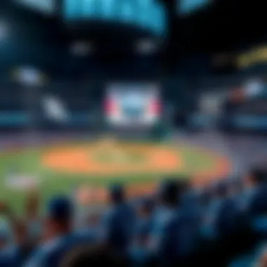 Visual representation of recent trends in the Rays' season