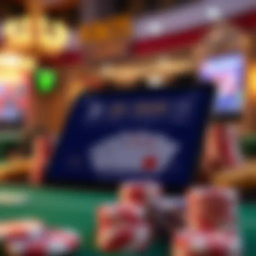 Visual representation of online casino payout percentages