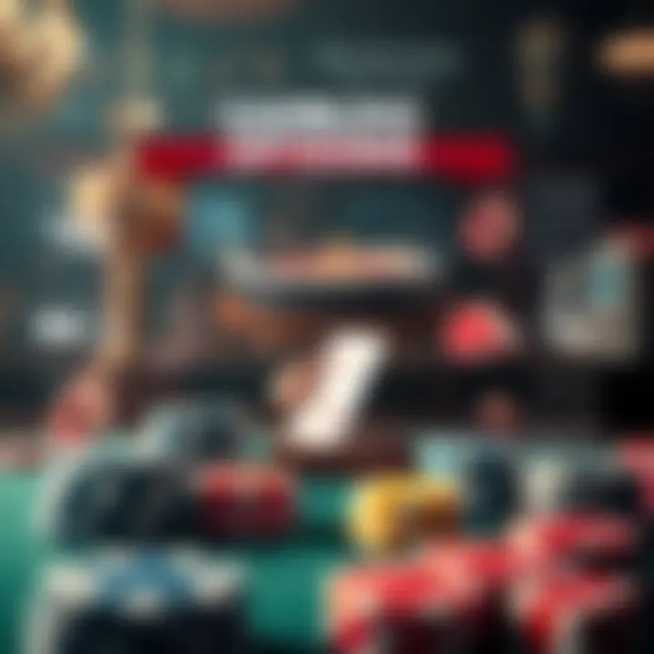 Detailed infographic showcasing various gambling options and their characteristics