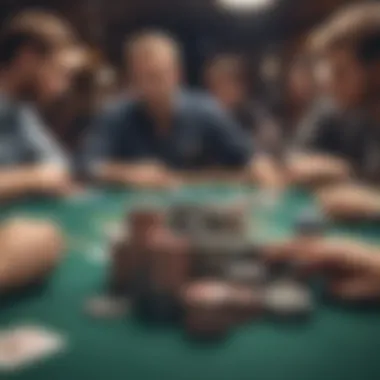 Analyzing Poker Strategies Strategic gameplay analysis on a digital screen