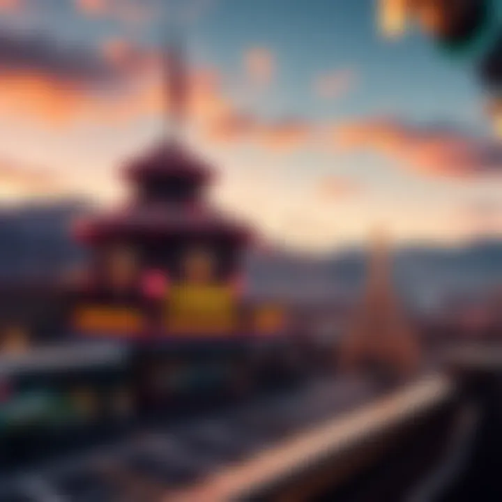 Iconic Venue for Championship Poker A scenic view of a renowned poker tournament location