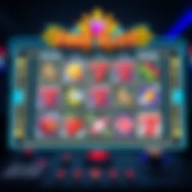 An overview of a digital interface showcasing various free slot games