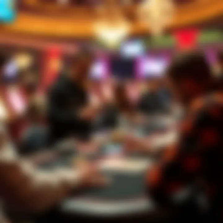 A graphical representation of player behavior trends in live gambling