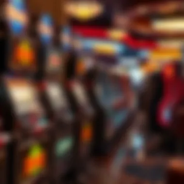 Nostalgic Gaming: Vintage Slot Machines Vintage slot machines showcasing the casino's legacy
