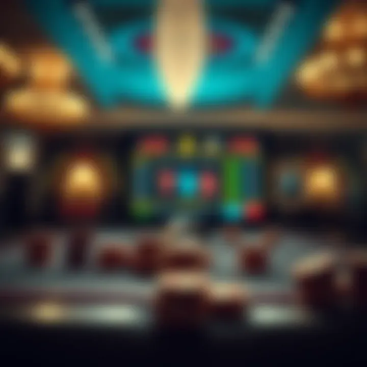 Visual representation of online casino integrity concepts