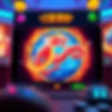 User interface of the Triple Dragon Fortune app showcasing vibrant graphics