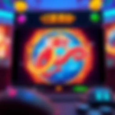 User interface of the Triple Dragon Fortune app showcasing vibrant graphics