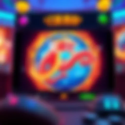 User interface of the Triple Dragon Fortune app showcasing vibrant graphics