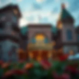 Exterior view of Turning Stone Casino showcasing its architectural elegance