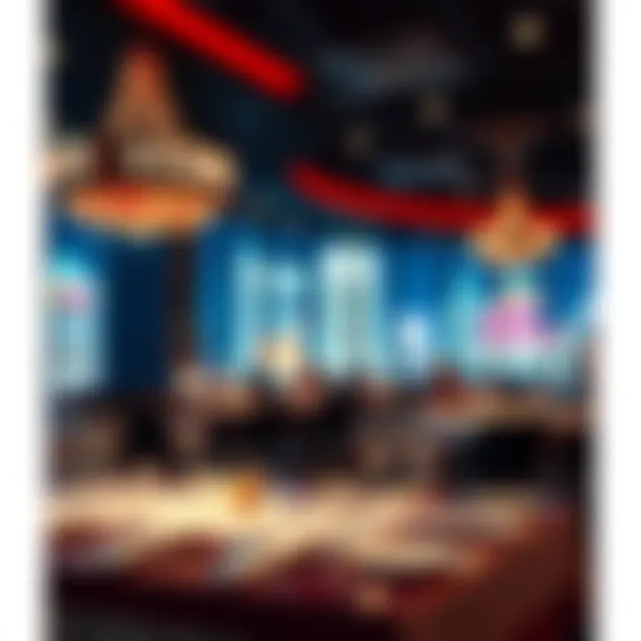 High-end dining experience in a Las Vegas restaurant