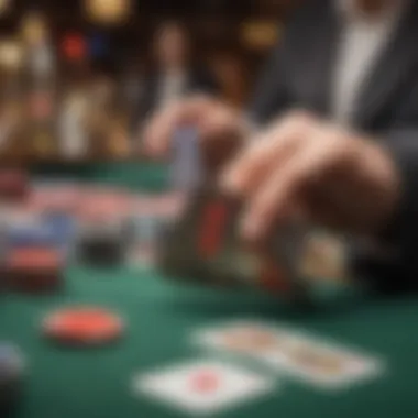 Risks of Credit Card Gambling A conceptual image depicting risks associated with credit card gambling
