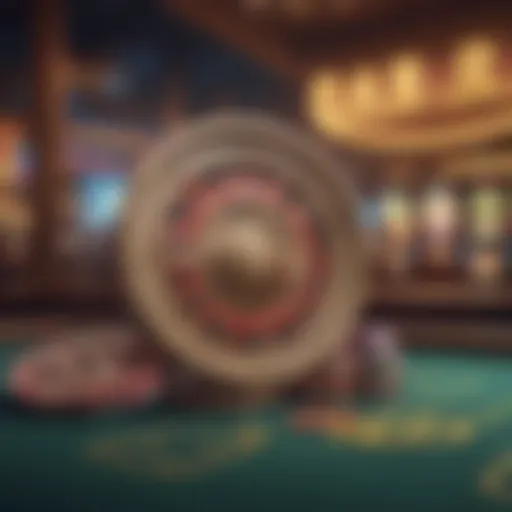 Conceptual illustration of no deposit casino bonuses