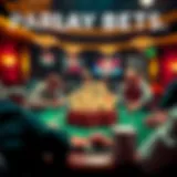 Conceptual illustration of parlay bets and their mechanics