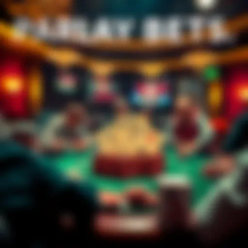 Conceptual illustration of parlay bets and their mechanics