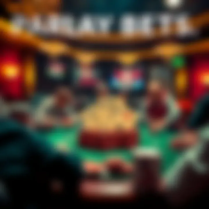 Conceptual illustration of parlay bets and their mechanics