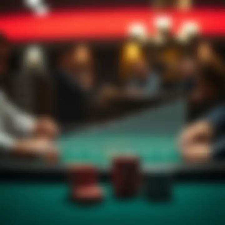 Graph depicting odds in different poker scenarios