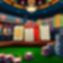 Illustration of various payout structures in casino games