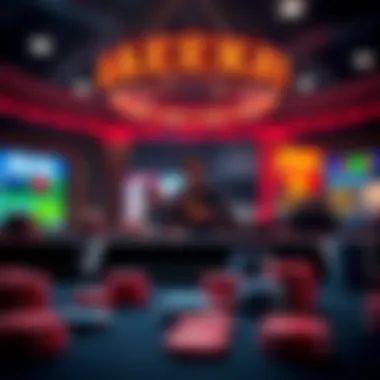 Visual representation of risk management in gambling