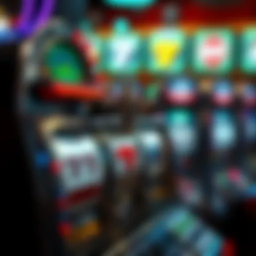 Symbolic representation of slot machine mechanics