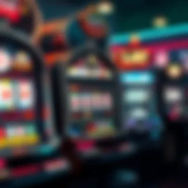 An illustration depicting the psychological aspects of slot machine design