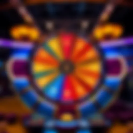 Representation of the Wheel of Fortune game interface
