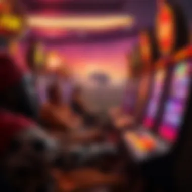 Visual representation of a thrilling gaming session