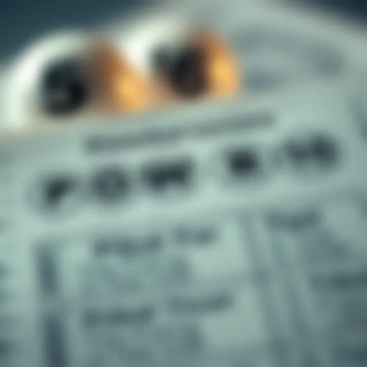 Winning lottery ticket close-up