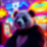 The stunning graphics and vibrant colors of the Xtreme Panda slot machine.